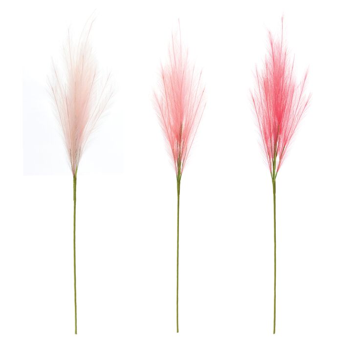 Artificial Plume Spray Set (3-Pack) – Lifelike Assorted Grass Sprigs for Floral Arrangements and DIY Crafts