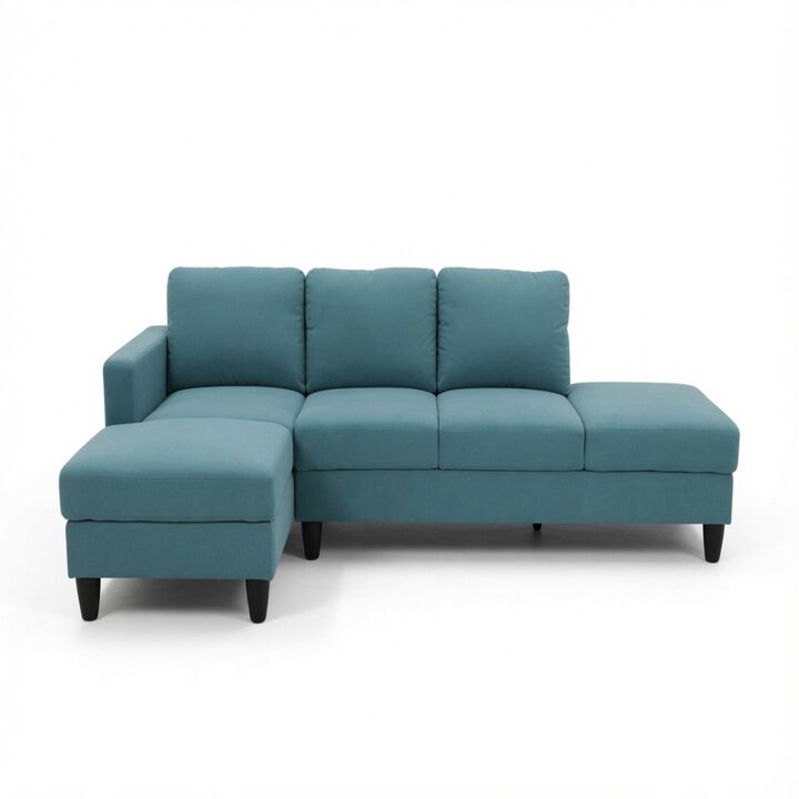 Vesnex Fabric L‑Shaped Left Chaise Sectional Sofa
