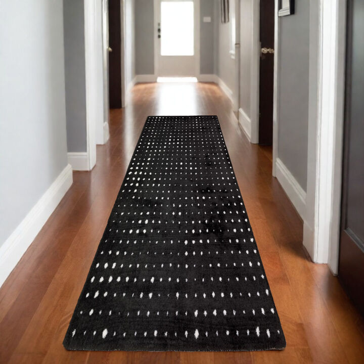 HomeRoots Geometric Runner Rug
