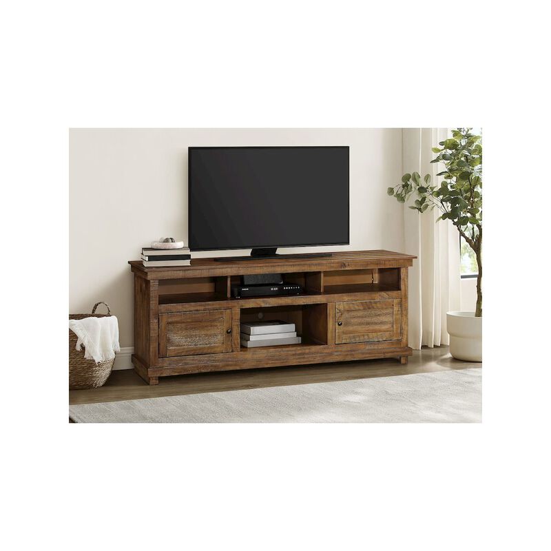 Coaster Co. of America Payne 70-inch TV Stand Media Console Distressed Brown