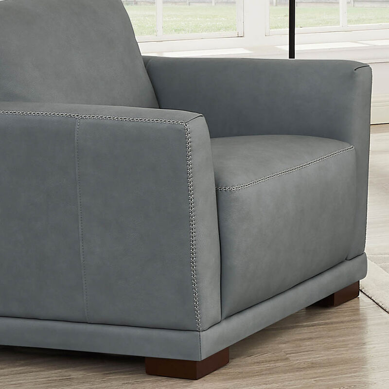 Mary Top Grain Leather Chair