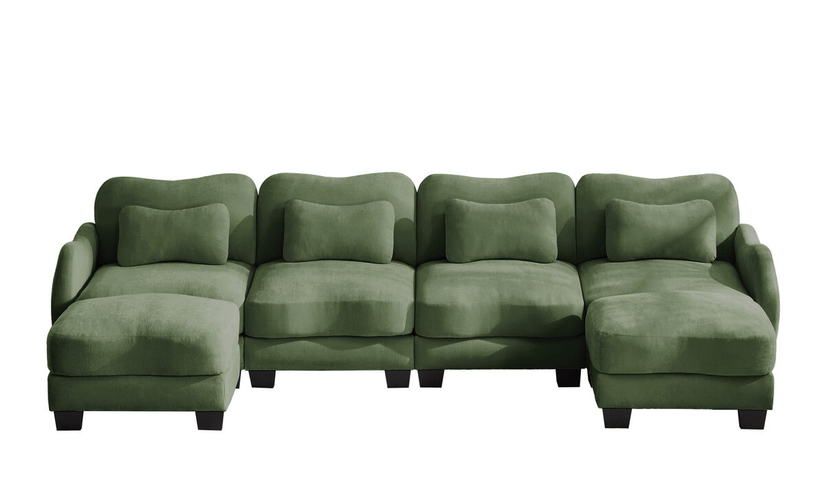 Camtun Curved Design U-Shaped Sectional Sofa