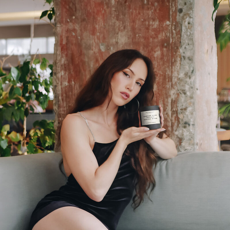 ENVIRONMENT 8oz Candle Inspired by Le Labo Rose 31® and Fairmont Hotel® - Damask Rose | Vetiver | Guaiac Wood