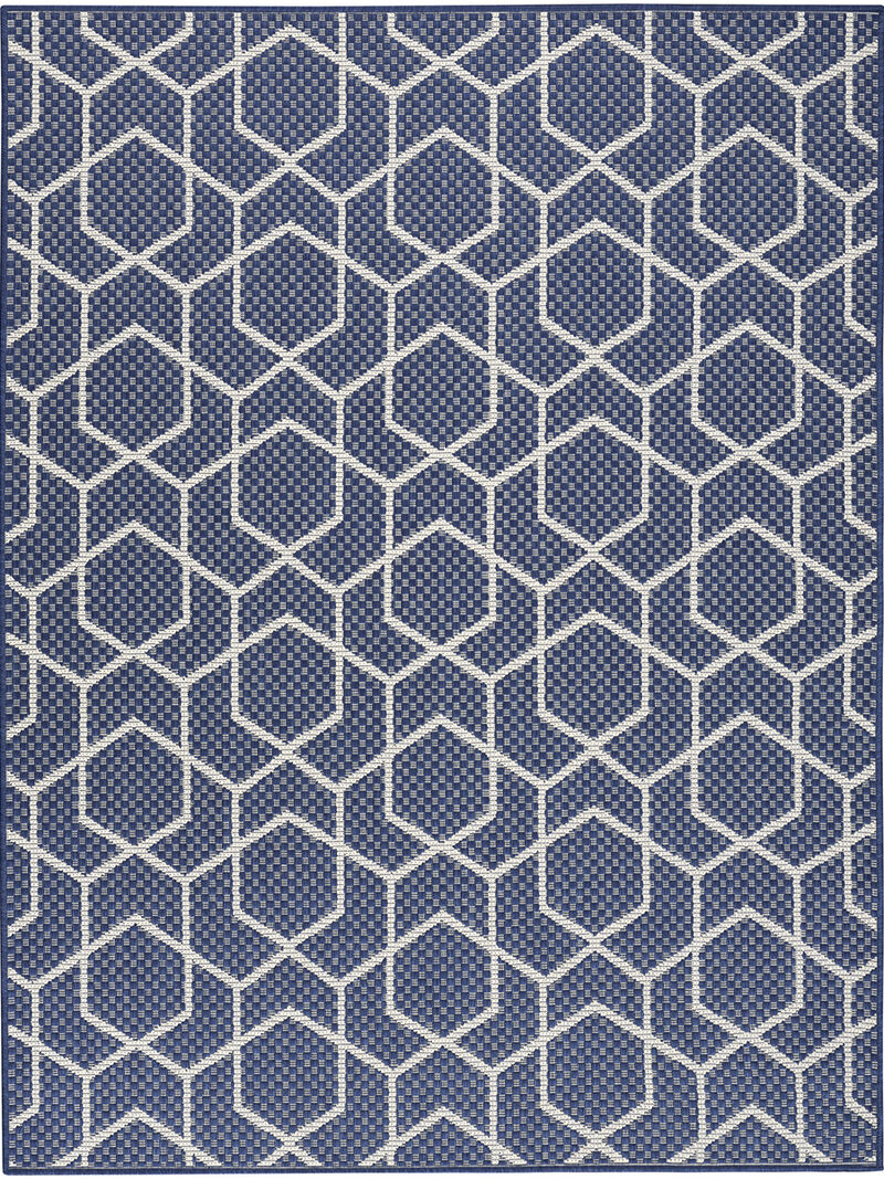 Horizon Indoor/Outdoor HOZ01 Navy 4' x 6' Rug