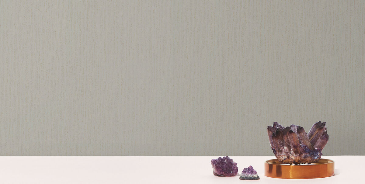 Radiant Juniper Dark Grey Wallpaper