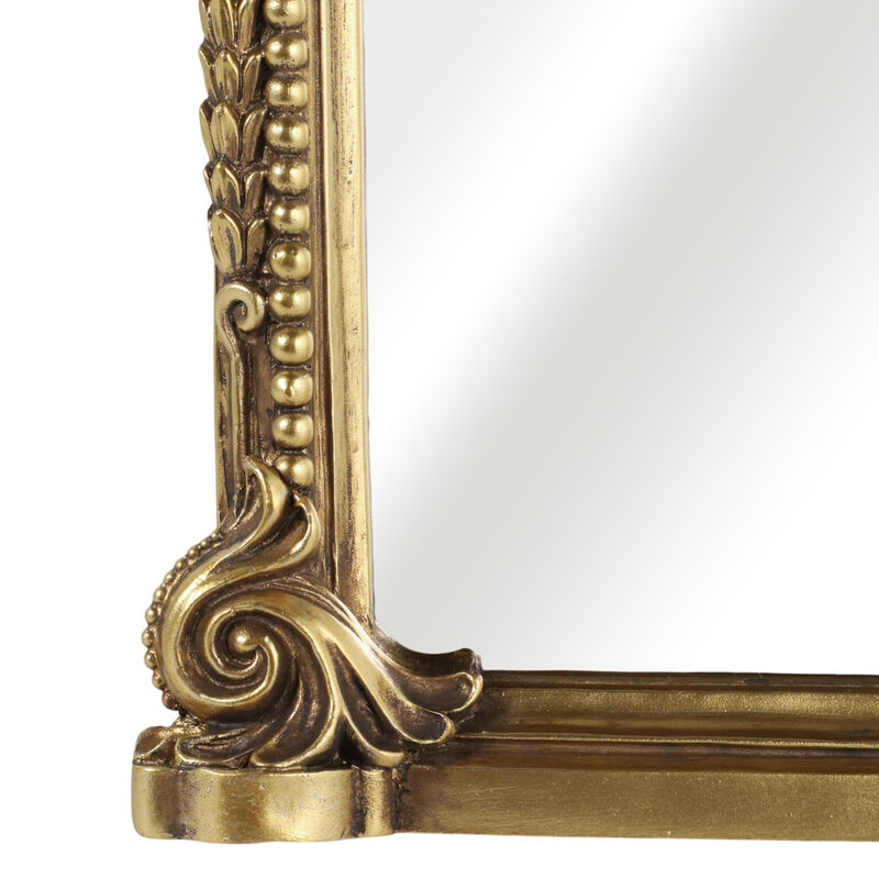 5x7" Ornate Arch Table Top Mirror, Gold image number 4