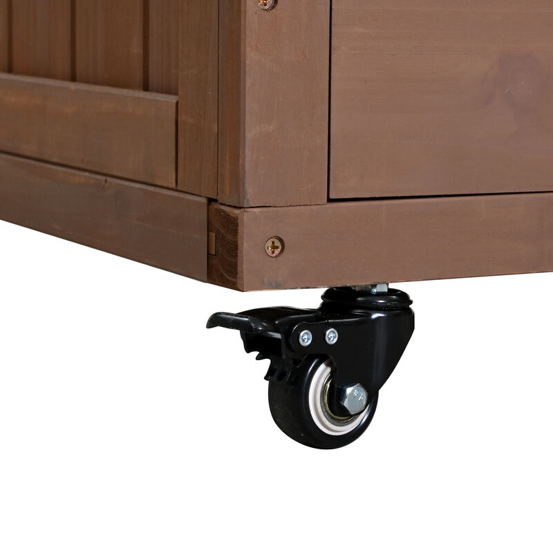 Whisen 64.9''H Potting Table with 2 Drawers, 3 Movable Shelves and Stainless Table Top image number 8