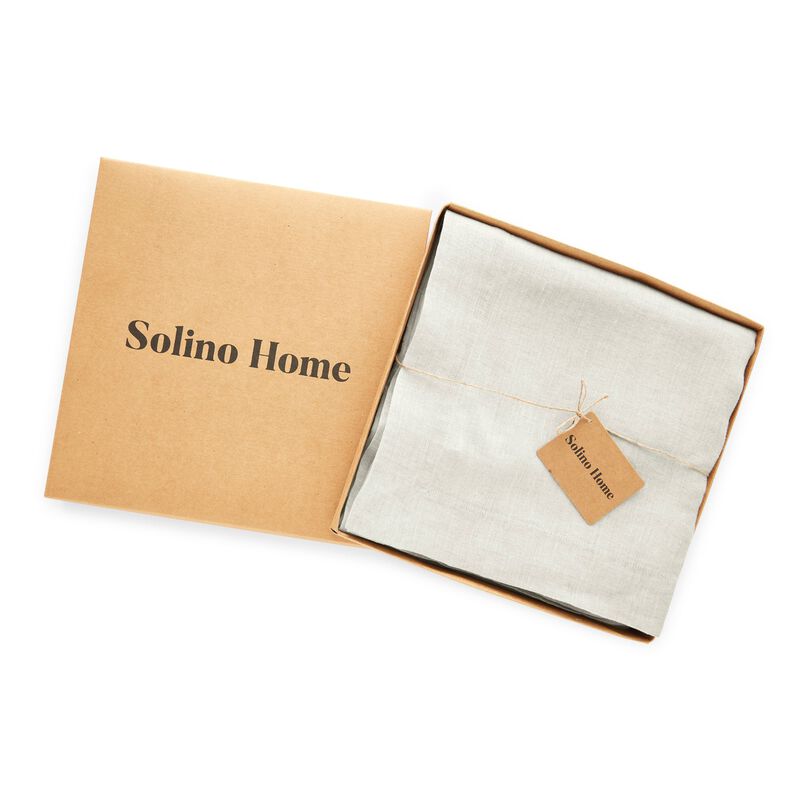 Solino Home 100% Pure Linen Tablecloth - Sonoma