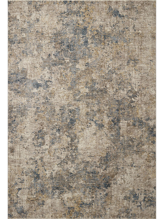 Gaia GAA03 Taupe/Denim 4' x 5'7" Rug