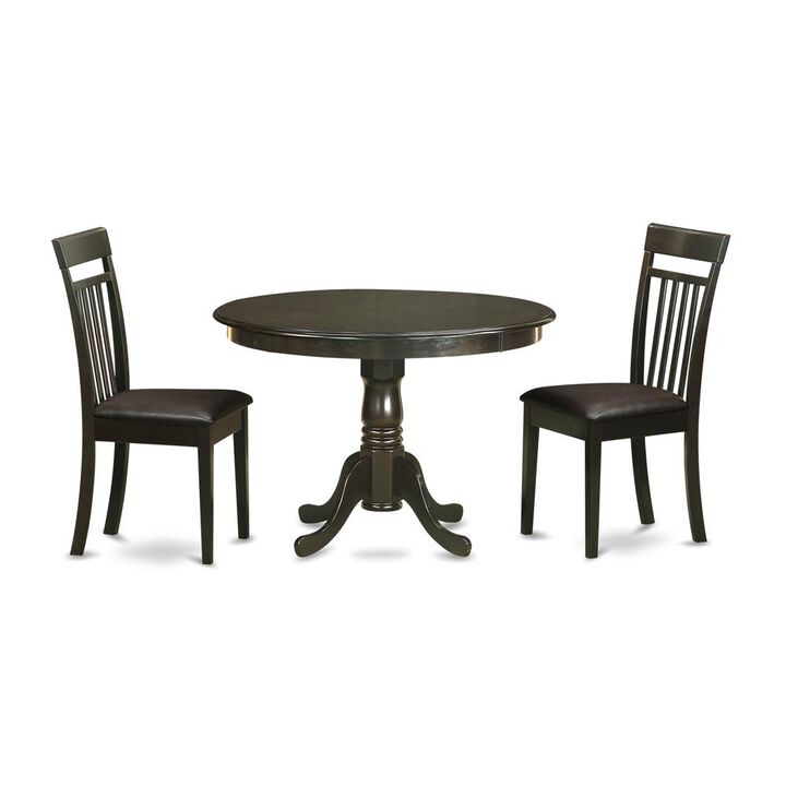 3 Pc Kitchen Table set-Table and 2 Dinette Chairs.