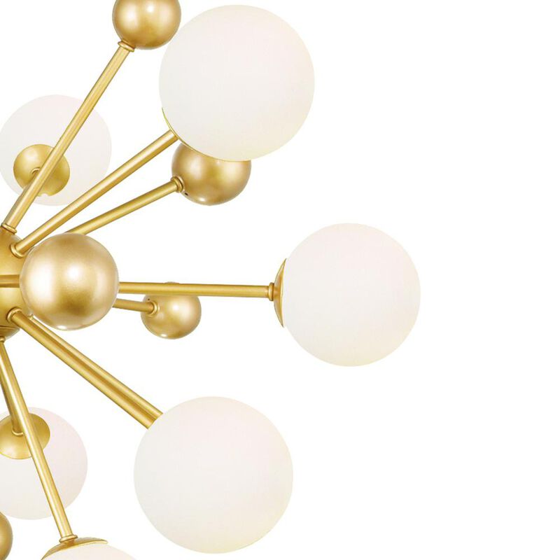 CWI Lighting Element 11 Light Chandelier With Sun Gold Finish