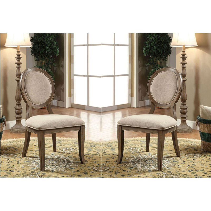 Streamdale Rustic Oak Dining Chairs (Set of 2) image number 9