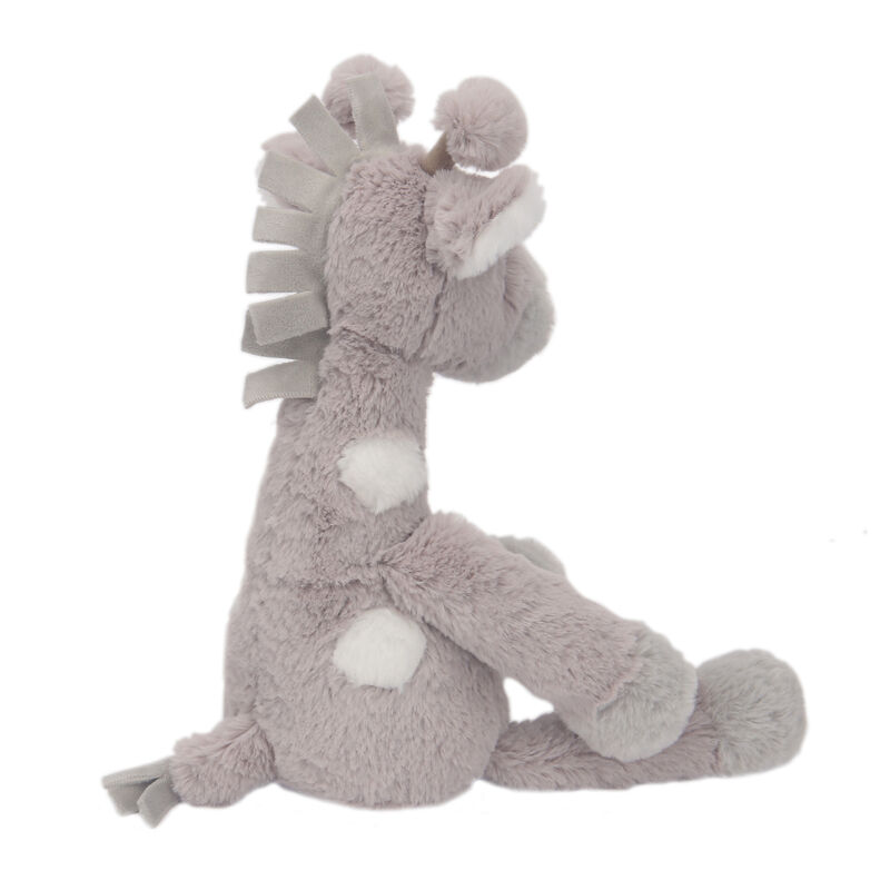 Lambs & Ivy Linen Safari Gray Giraffe Stuffed Animal Toy - Stretch