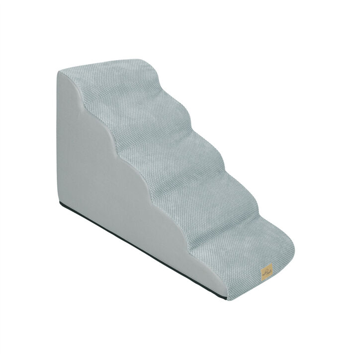 High-Density Foam Dog Steps Ramp for High Bed with Washable Cover
