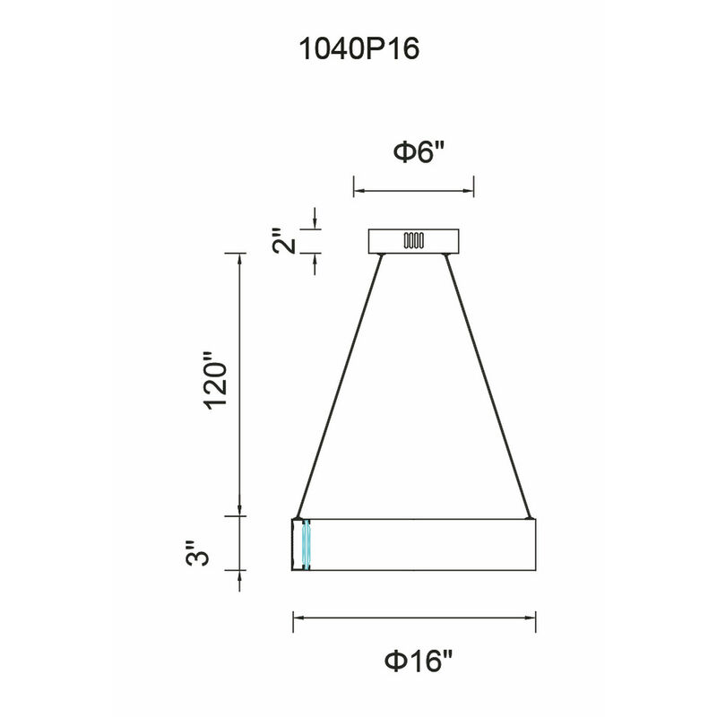 Rosalina LED Chandelier With Matte Black Finish