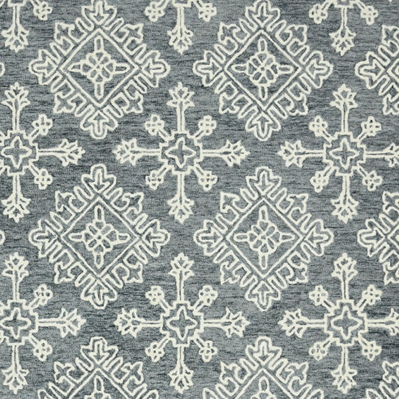 HomeRoots Wool Oriental Hand Hooked Area Rug image number 4