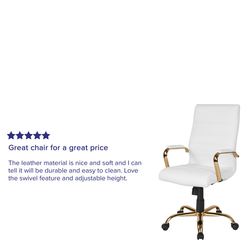 Flash Furniture  High Back  Leather Executive Swivel Chair