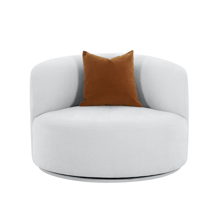Fickle Boucle Swivel Chair