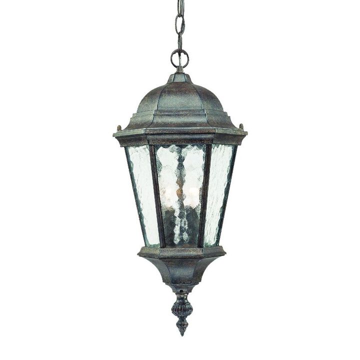 Two-Light Carousel Lantern Hanging Light for Indoor or Outdoor Spaces