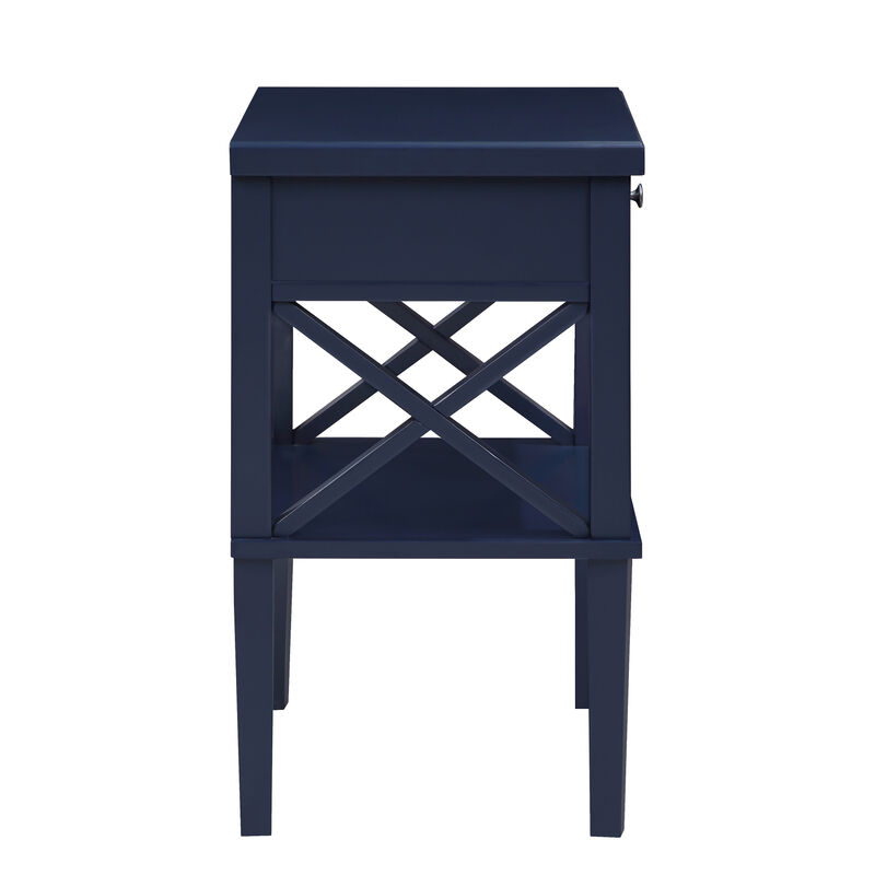 Streamdale Madison Midnight Blue Nightstand