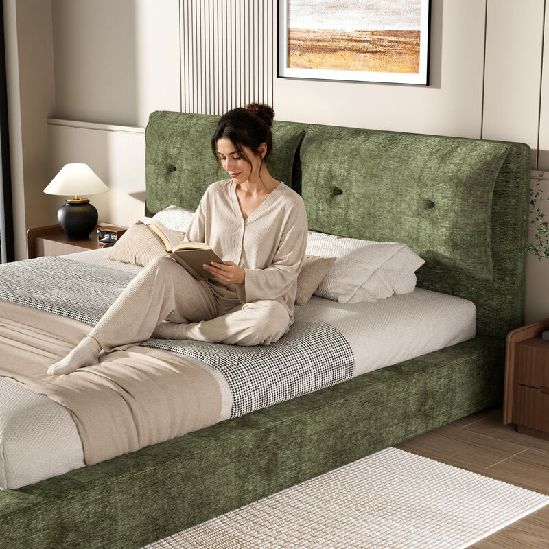 Zeck Upholstered Bed Frame image number 4
