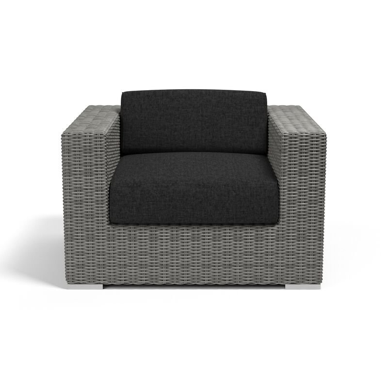 Emerald II Club Chair in Spectrum Carbon