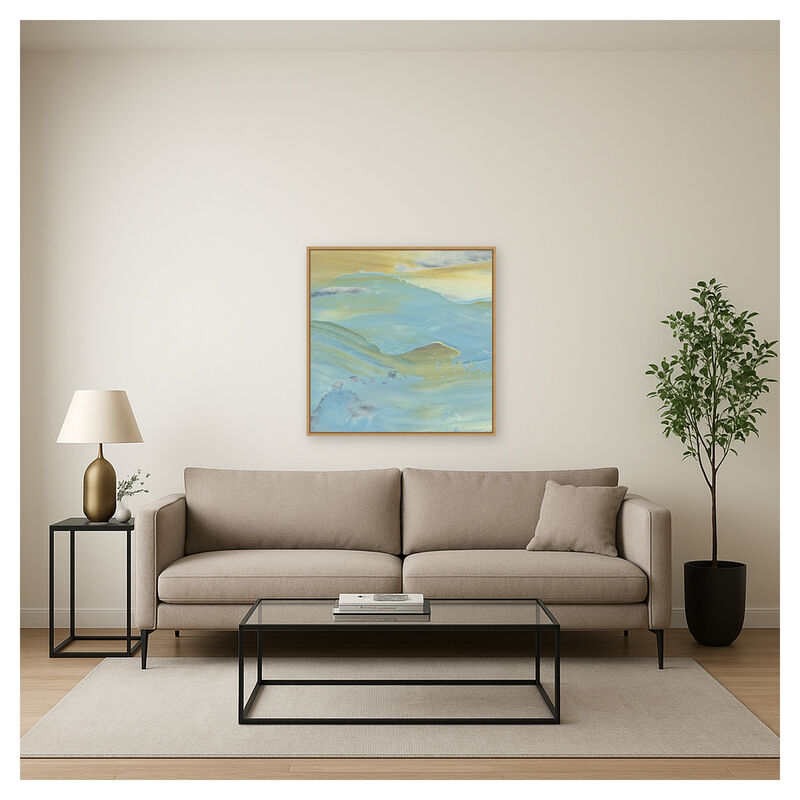 Water's Edge IV by Alicia Ludwig Framed Canvas Wall Art image number 4