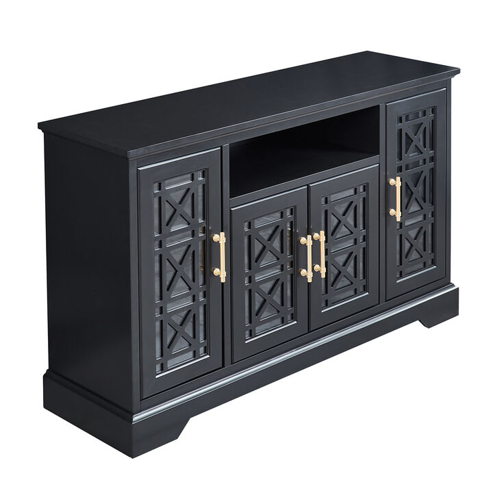 Hivvago Sideboard Buffet Table with 4 Doors