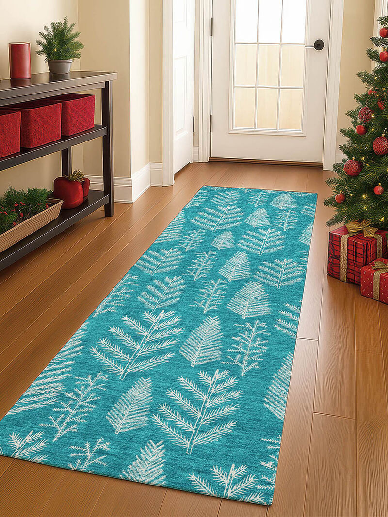 Merry & Bright MY21 Teal 2'3" x 7'6" Rug