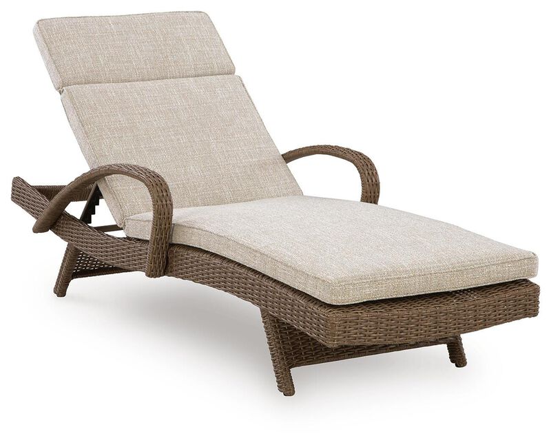 Revare Beach Chaise Lounge with Cushion image number 0