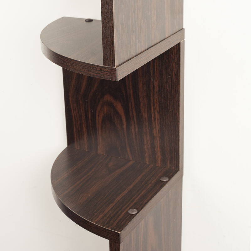 Large Laminated Corner Wall Mount Shelf