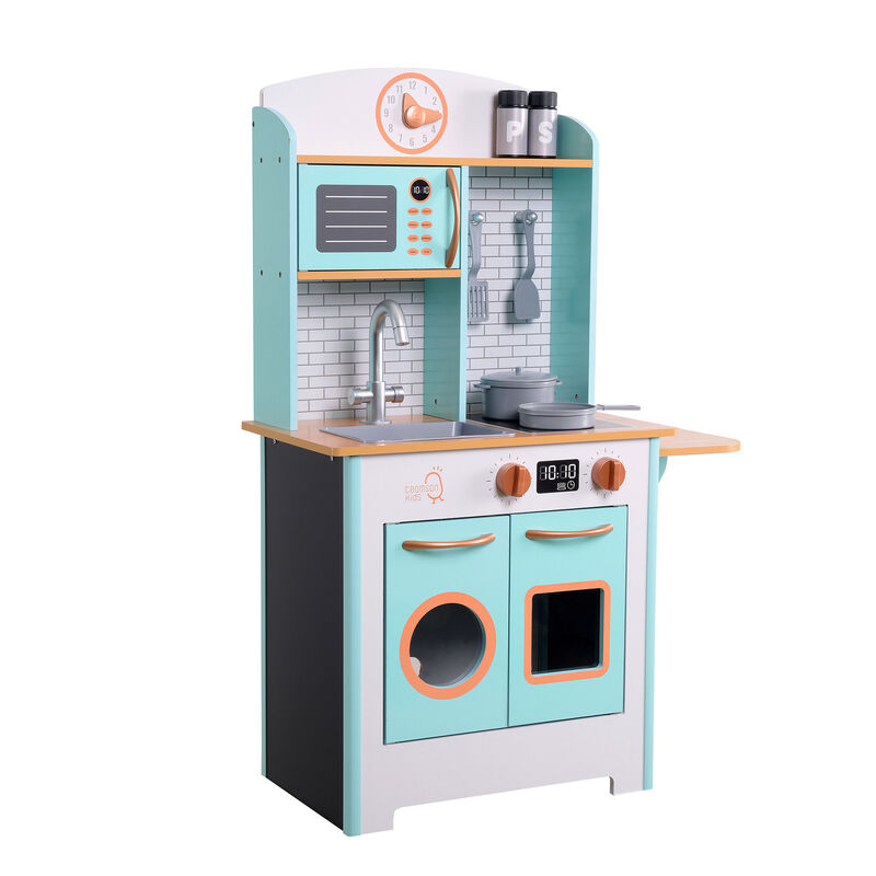 Little Chef Santos Retro Kitchen Playset, Aqua/White image number 3