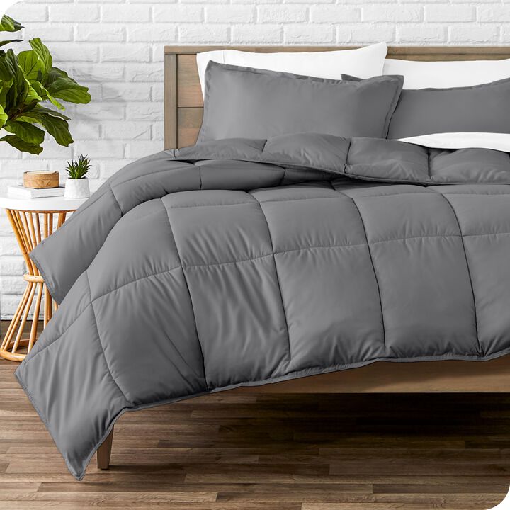 Bare Home Comforter Set - Twin Extra Long Size - Ultra-Soft - Goose Down Alternative - Premium 1800 Series - All Season Warmth (