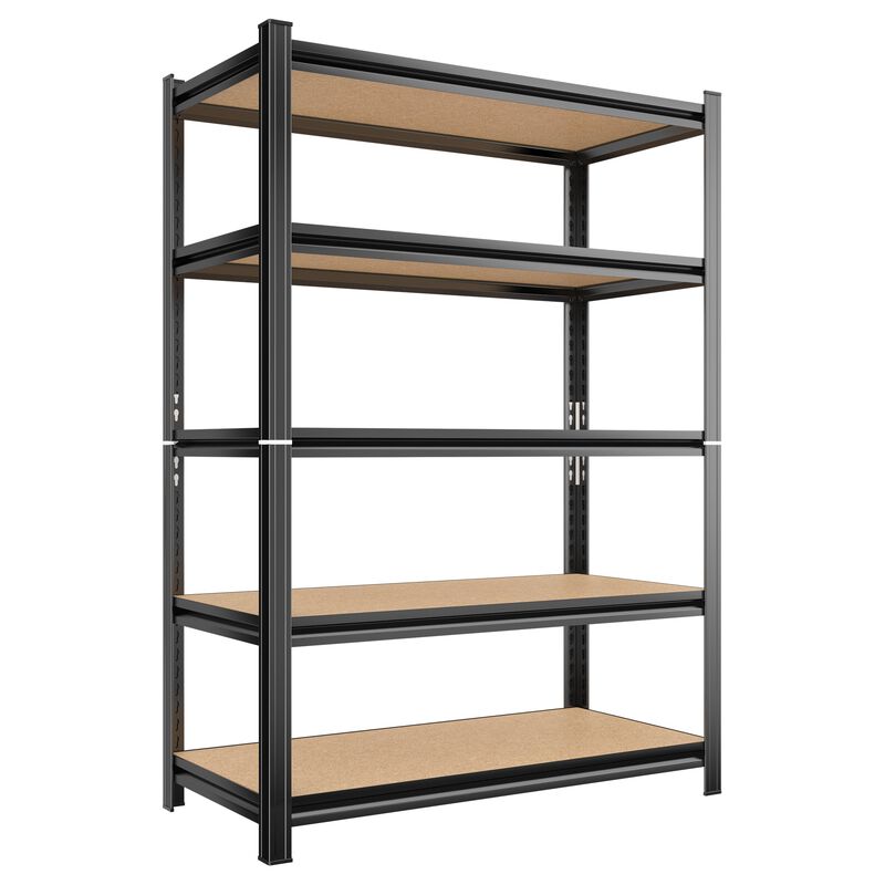 Clihome 5-Tier Metal Storage Rack,3000 lb Capacity Storage Rack,Adjustable Heavy Duty Rack