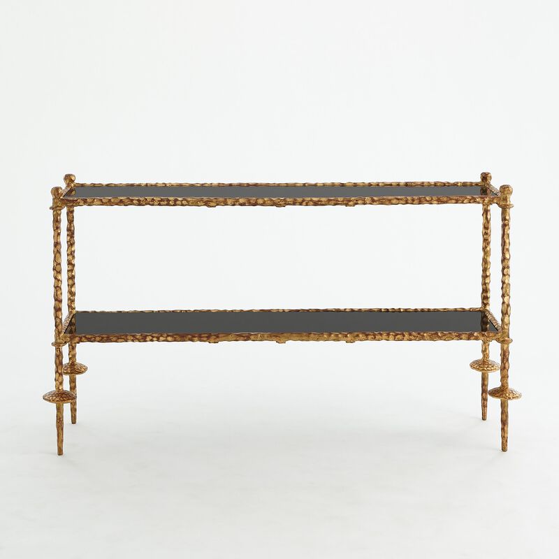 Gold Chiseled Console