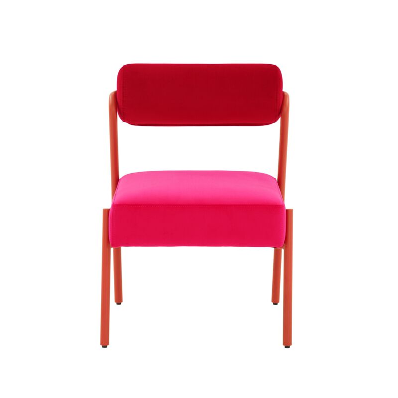Jolene Velvet Accent Chair