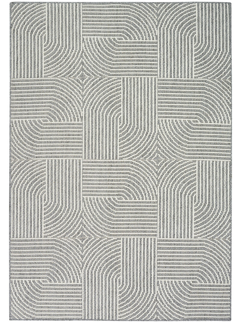 Natural Texture NTX02 Charcoal/Ivory 5'3" x 7' Rug