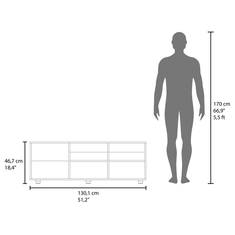 Wuxmib One Door Tv Stand image number 5
