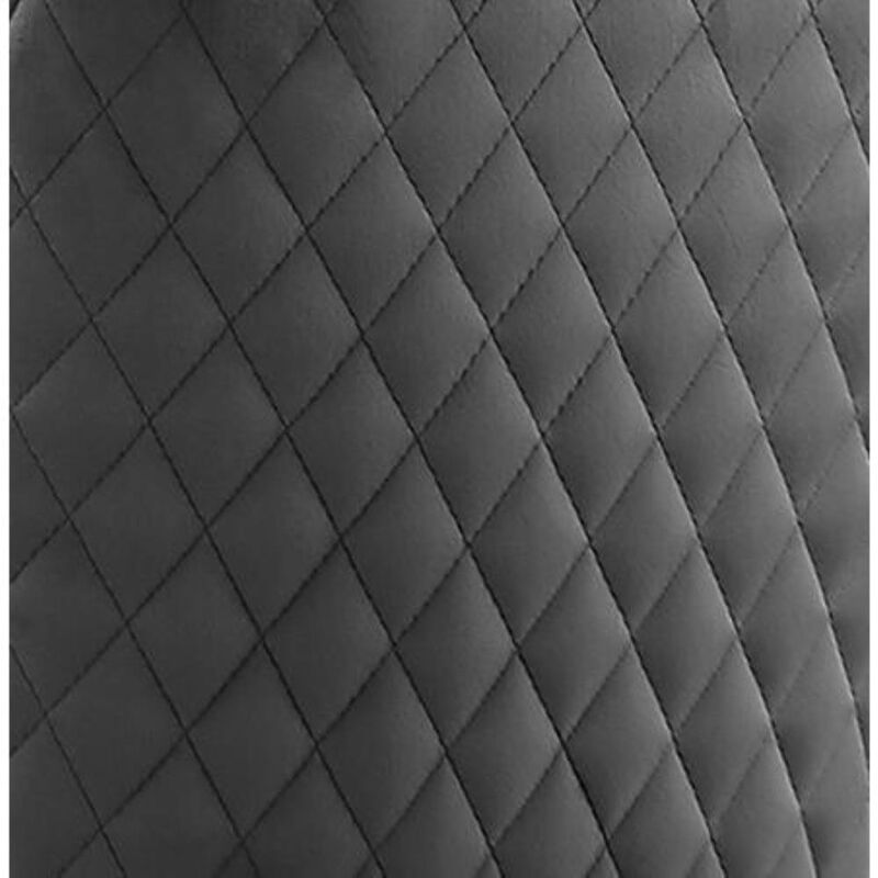 Dark Grey velvet upholstered side chairs - Set of 2