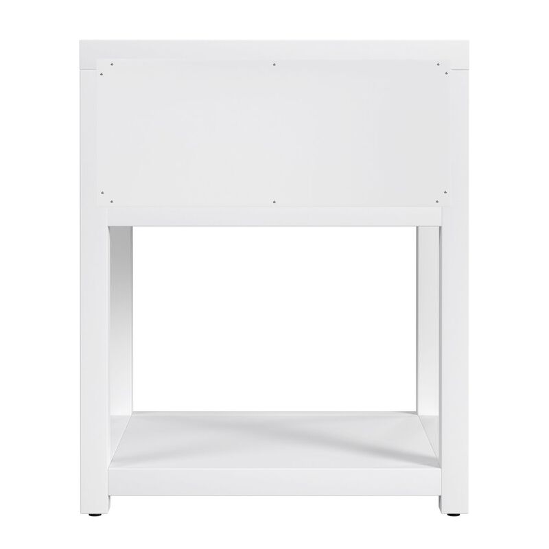 Butler Specialty 21 in. W Rectangular Wood 1 Drawer Small Nightstand with Lower Open Shelf image number 5