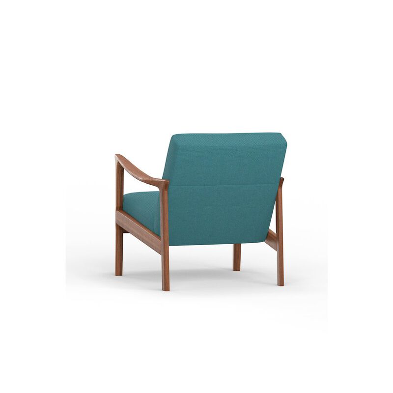 Zephyr Lounge Chair, Turquoise
