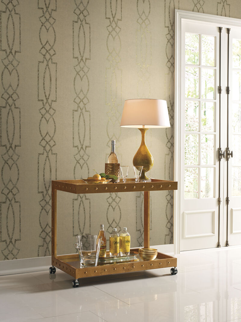 Cathedral Trellis Beige Wallpaper image number 1