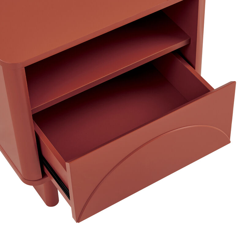 Ella Orange Nightstand