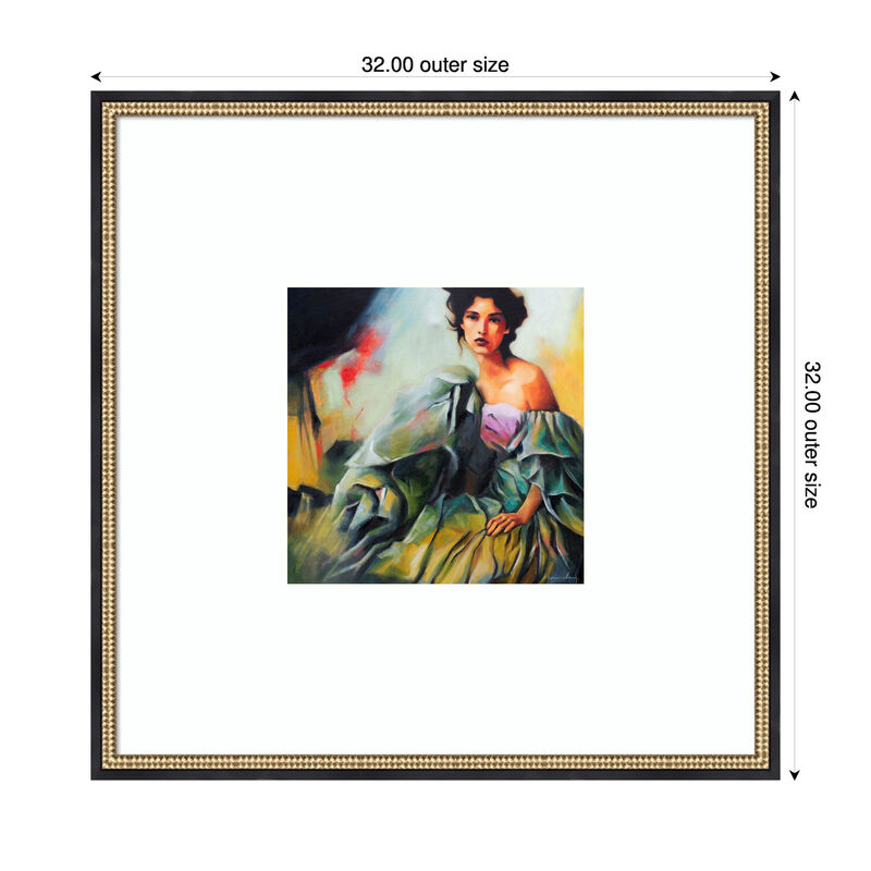 Defiant by Karen Chang Wood Framed Wall Art Print image number 2