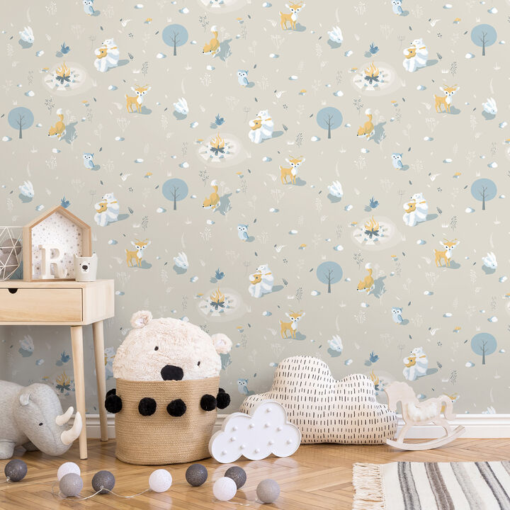 Woodland Friends Wallpaper