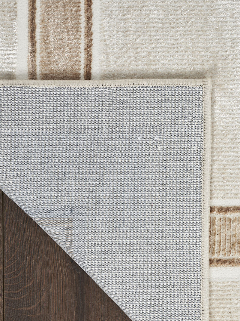 Glitz GLZ08 Ivory/Cream 5'3" x 7'3" Rug image number 1