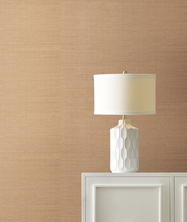 Maguey Sisal Fawn Wallpaper