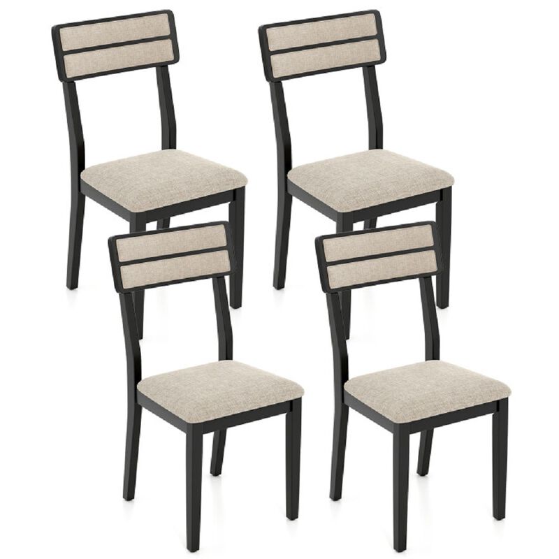 Set of 4 Modern Dining Chairs, Ergonomic Tilt Backrest for Dining Room image number 0