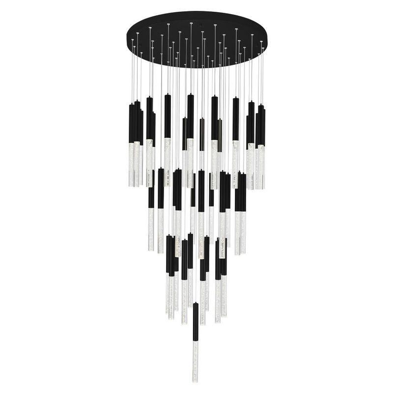 Dragonswatch LED Integrated Chandelier with Black Finish