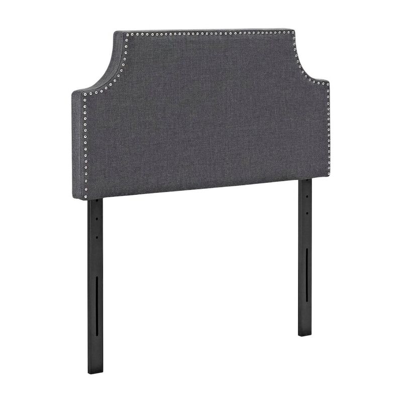 Upholstered Fabric Twin Headboard with Padded Design and Sturdy Frame image number 0
